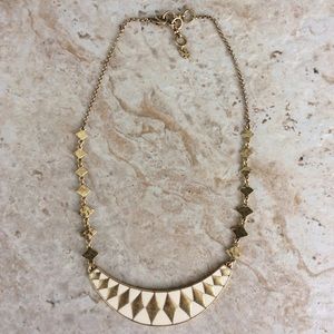 Lucky Brand Goddess Enamel Bib Statement Necklace